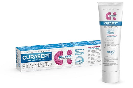 CURASEPT BIOSMALTO BABY KID SENZA FLUORO 50 ML - CURASEPT BIOSMALTO BABY KID SENZA FLUORO 50 ML