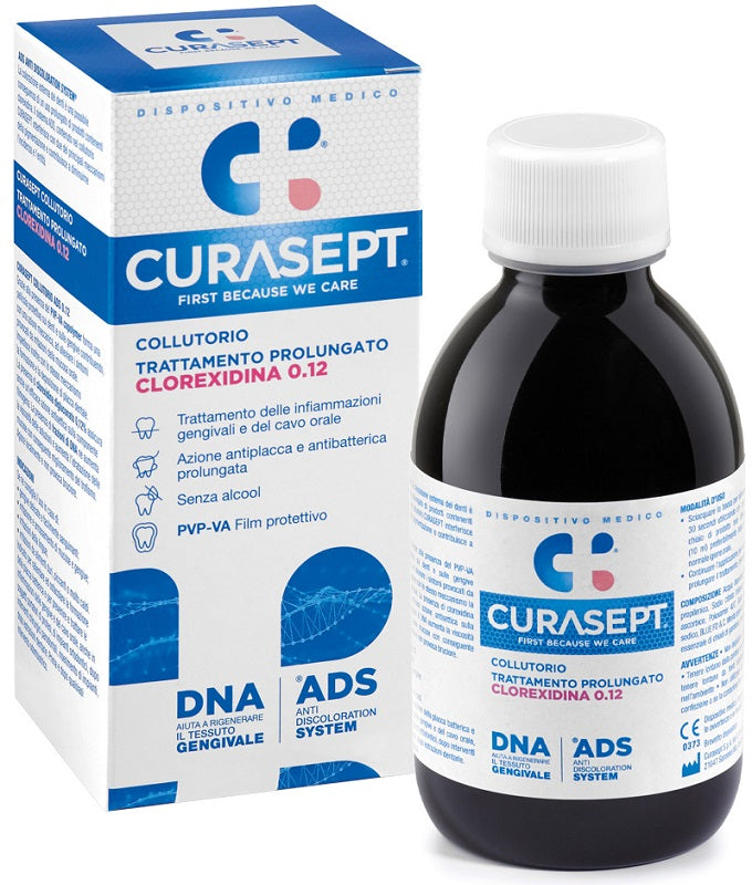 Curasept Collutorio 0,12% ADS + DNA Trattamento Prolungatore 200ml