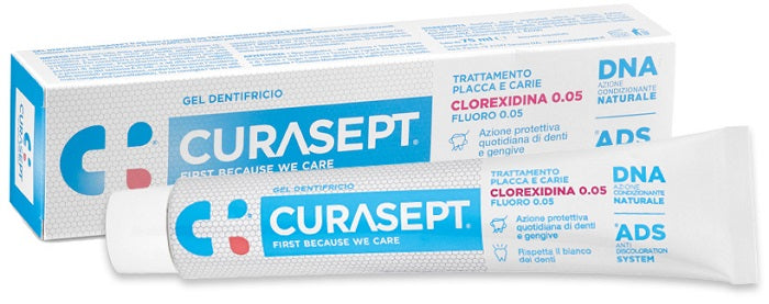 Curasept Dentifricio 0,05 75 Ml Ads+Dna - Curasept Dentifricio 0,05 75 Ml Ads+Dna