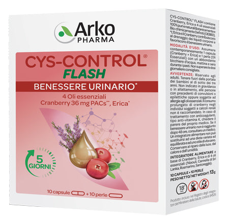 CYS-CONTROL FLASH 20 CAPSULE