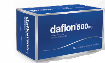Daflon 120 Compresse Rivestite 500mg - Daflon 120 Compresse Rivestite 500mg