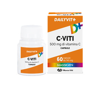 DAILYVIT+ C VITI 500MG DI VITAMINA C 60 CAPSULE - DAILYVIT+ C VITI 500MG DI VITAMINA C 60 CAPSULE