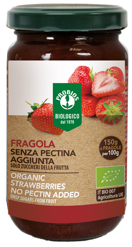 DALLA FRUTTA COMPOSTA FRAGOLA SENZA PECTINA 220 G - DALLA FRUTTA COMPOSTA FRAGOLA SENZA PECTINA 220 G