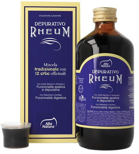 DEPURATIVO RHEUM MISCELA ERBE OFFICINALI 250 ML - DEPURATIVO RHEUM MISCELA ERBE OFFICINALI 250 ML