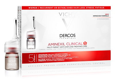 Vichy Dercos Aminexil Trattamento Anticaduta Donna 21 Fiale x 6 ml - Vichy Dercos Aminexil Trattamento Anticaduta Donna 21 Fiale x 6 ml