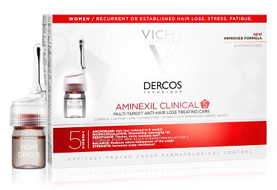 Vichy Dercos Aminexil Trattamento Anticaduta Donna 21 Fiale x 6 ml