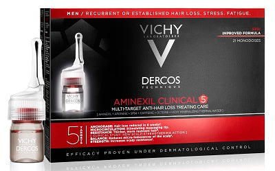 Vichy Dercos Aminexil Trattamento Anticaduta Uomo 21 Fiale x 6 ml - Vichy Dercos Aminexil Trattamento Anticaduta Uomo 21 Fiale x 6 ml