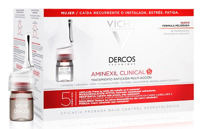 Vichy Dercos Aminexil trattamento anticaduta donna 42 fiale x 6 ml - Vichy Dercos Aminexil trattamento anticaduta donna 42 fiale x 6 ml