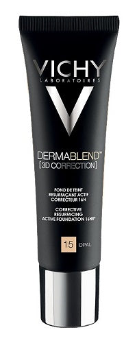 Vichy Dermablend 3D Fondotinta Coprente Per Pelle Grassa Con Imperfezioni Tonalità 15 30ml