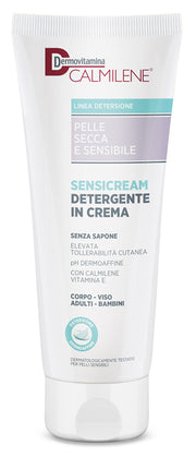 DERMOVITAMINA CALMILENE SENSICREAM DETERGENTE IN CREMA SENZASAPONE PER PELLE SECCA E SENSIBILE 250 ML