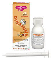 DINAMINA CANI GATTI FLACONE CON SIRINGA DOSATRICE IN PASTA 60 G BUONAPET