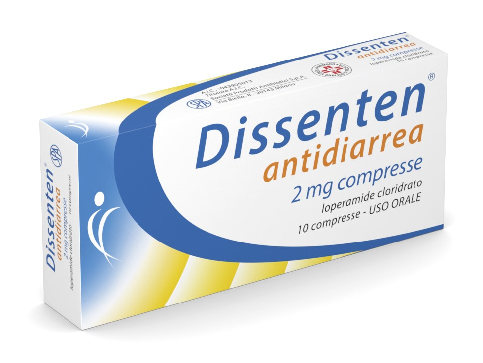 DISSENTEN ANTIDIARREA*10 cpr 2 mg