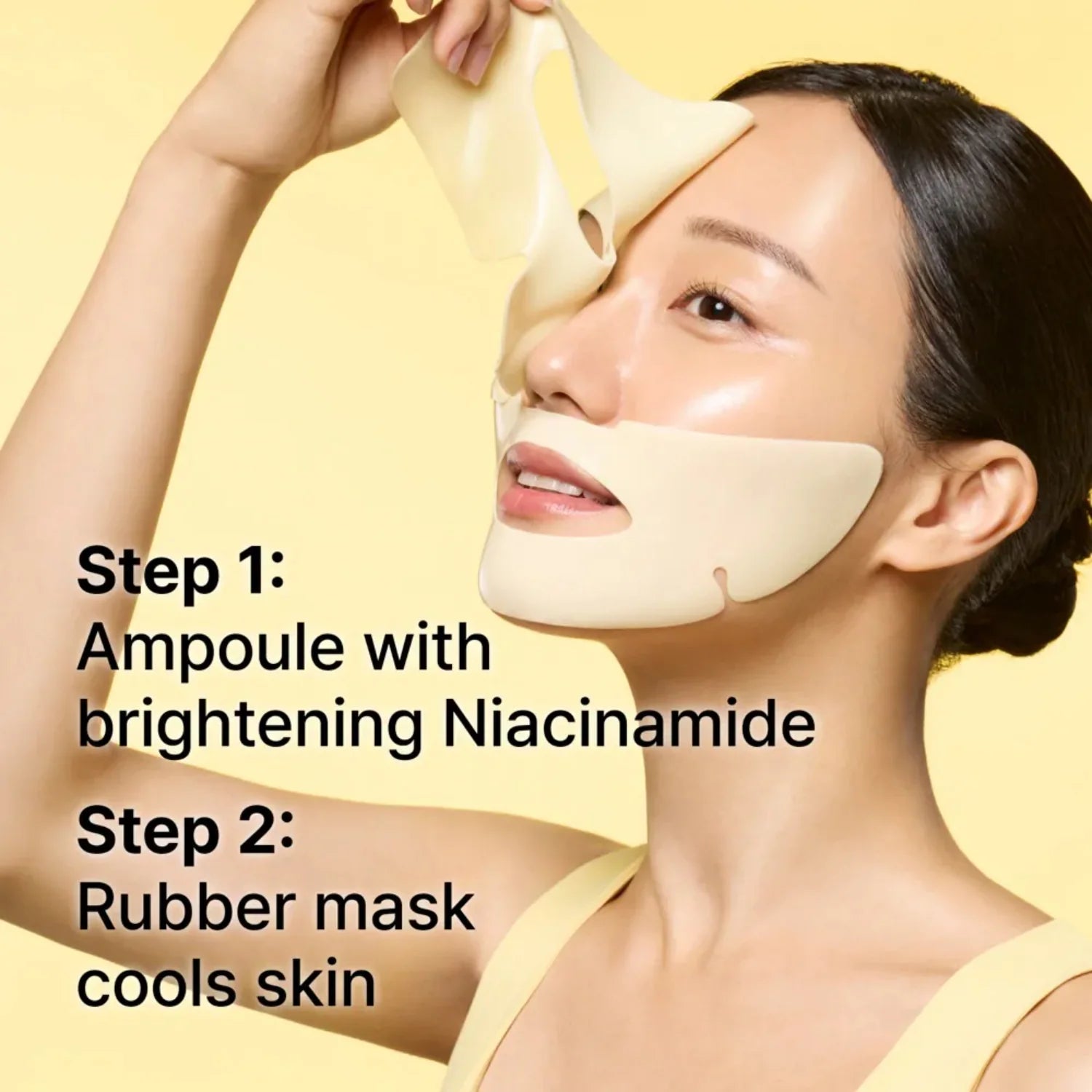 Dr.Jart+ Cryo Rubber Brightening Mask | Maschera Hydrogel Niacinamide Peptidi | 1 Pezzo