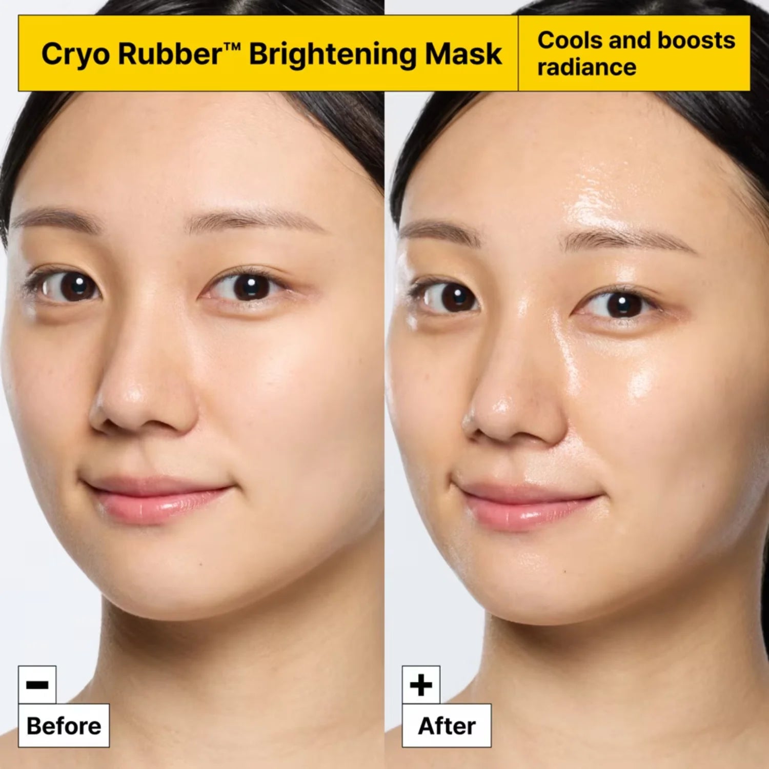 Dr.Jart+ Cryo Rubber Brightening Mask | Maschera Hydrogel Niacinamide Peptidi | 1 Pezzo