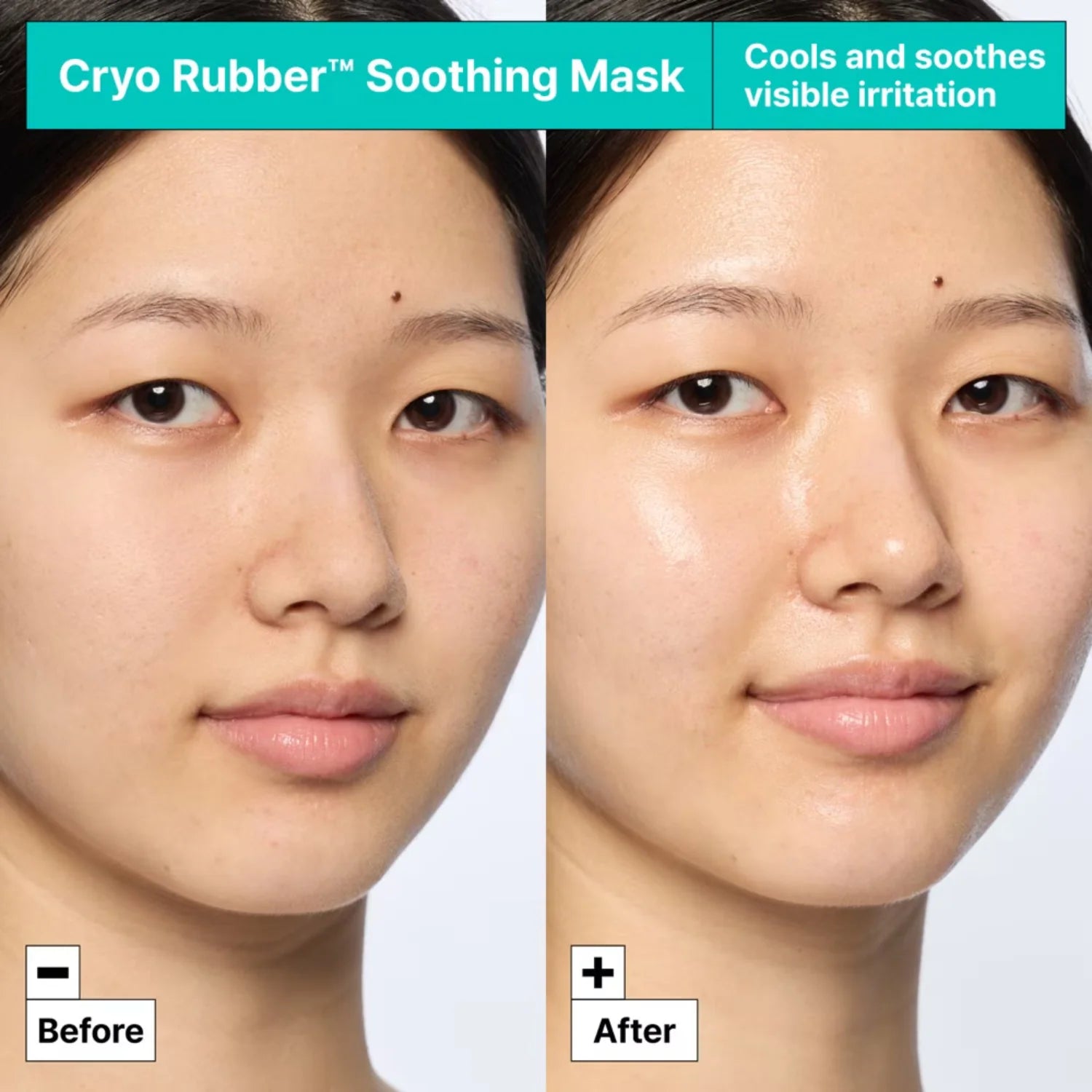 Dr.Jart+ Cryo Rubber Soothing Mask | Maschera Hydrogel Allantoina Peptidi | 1 Pezzo