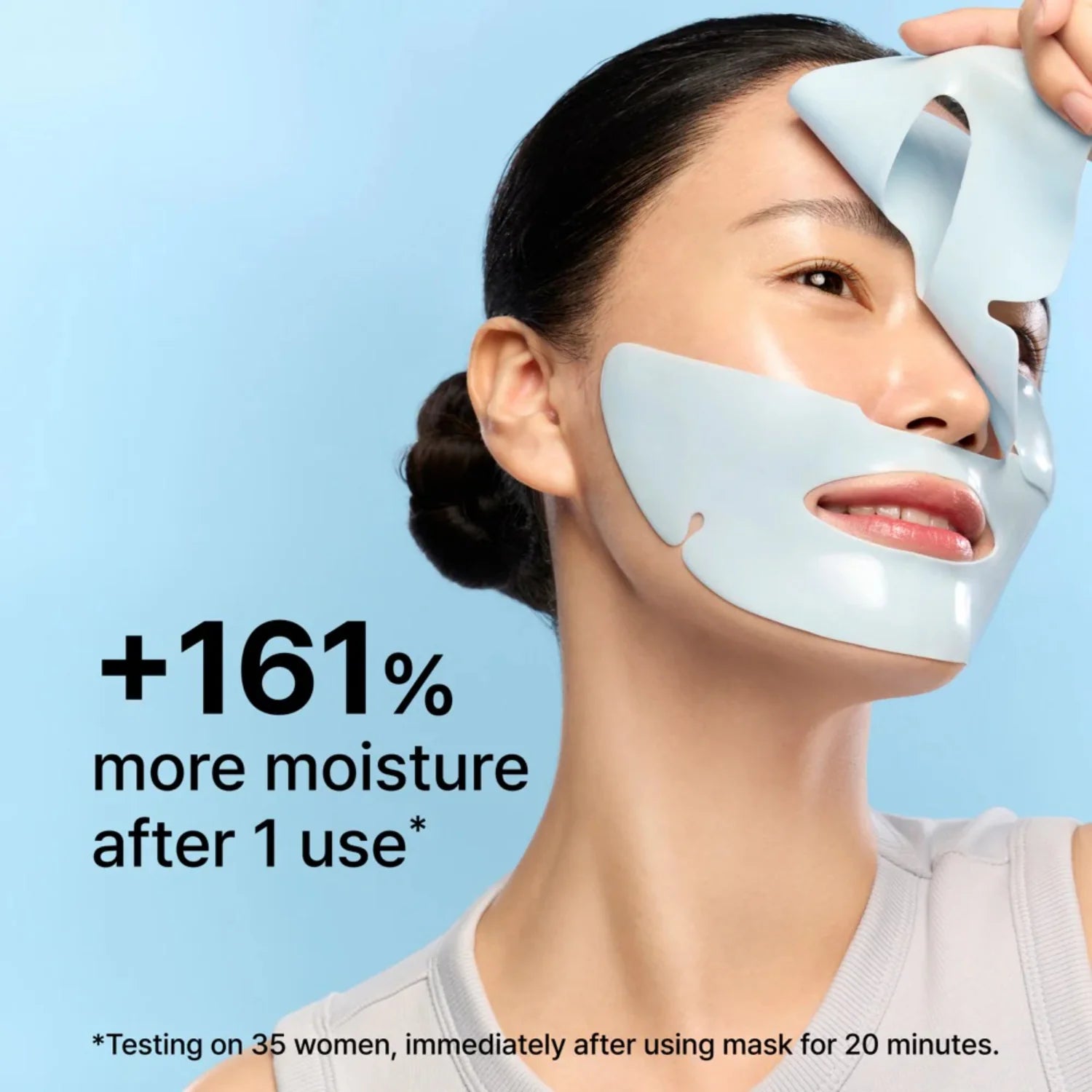 Dr.Jart+ Cryo Rubber Moisturizing Mask | Maschera Hydrogel Acido Ialuronico Peptidi | 1 Pezzo