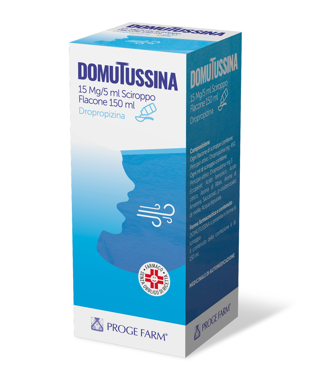 DOMUTUSSINA*sciroppo 150 ml 15 mg/5 ml