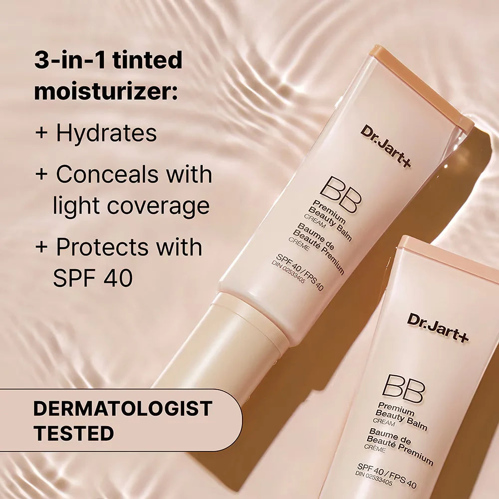 DR JART+ BB Premium Beauty Balm Spf50 40ml - Crema Idratante Colorata 03 Medium Tan