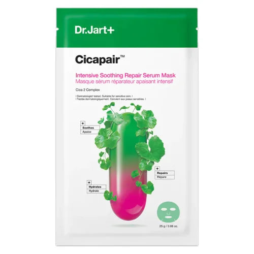 DR JART+ Cicapair Intensive Soothing Repair Serum - Maschera Viso In Tessuto Antirossori