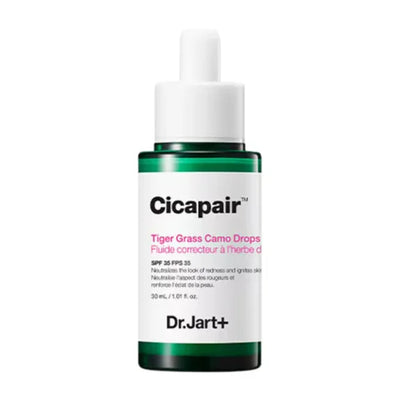 DR JART+ Cicapair Tiger Grass Camo Drops Spf35 - Siero Correttore Di Colore Anti-Rossori 30ml