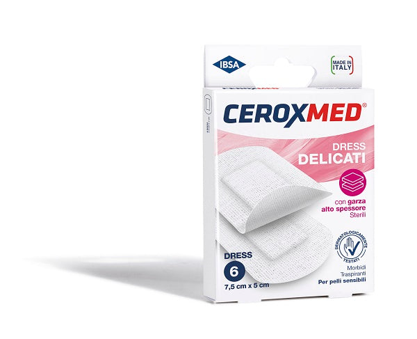 DRESS DELICATI CEROXMED 7,5X5 CM 6 PEZZI