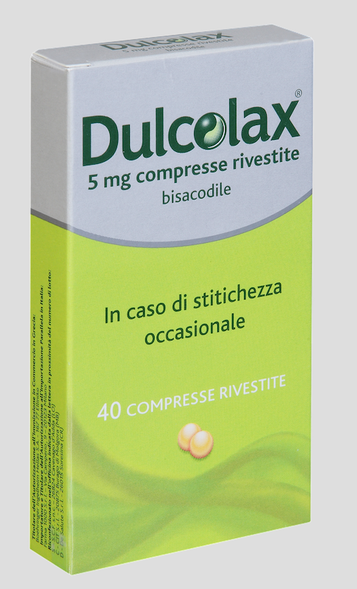 DULCOLAX*40 cpr riv 5 mg