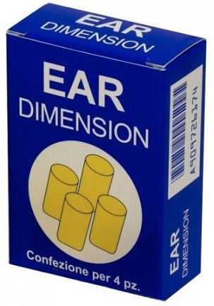 EAR DIMENSION TAPPO AURICOLARE IN SPUGNA 4 PEZZI - EAR DIMENSION TAPPO AURICOLARE IN SPUGNA 4 PEZZI