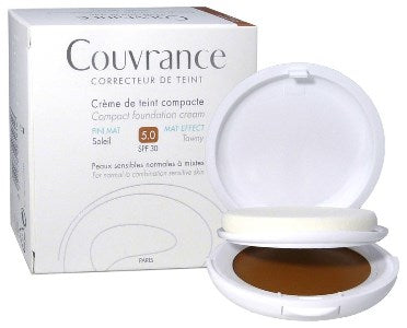 Eau Thermale Avene Couvrance Crema Compatta Colorata Nf Oilfree Sole 9,5 G
