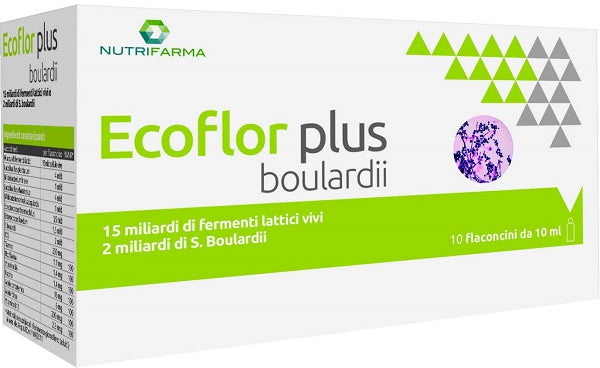 ECOFLOR PLUS BOULARDII 10 FLACONCINI - ECOFLOR PLUS BOULARDII 10 FLACONCINI