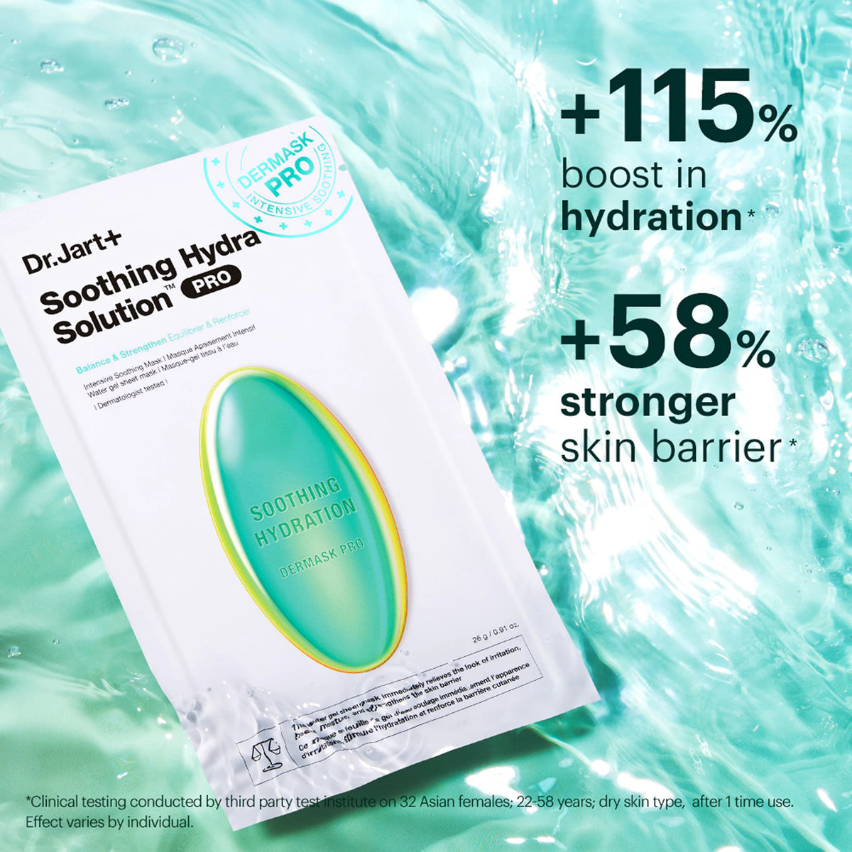 Dr. Jart Dermask Soothing Hydra Solution Pro 1 pz - Maschera Viso Idratante