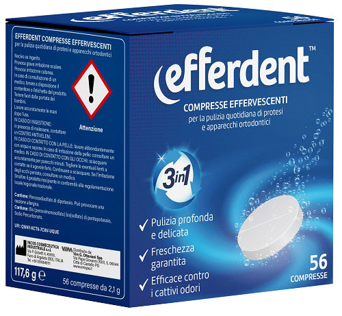 EFFERDENT 56 COMPRESSE EFFERVESCENTI