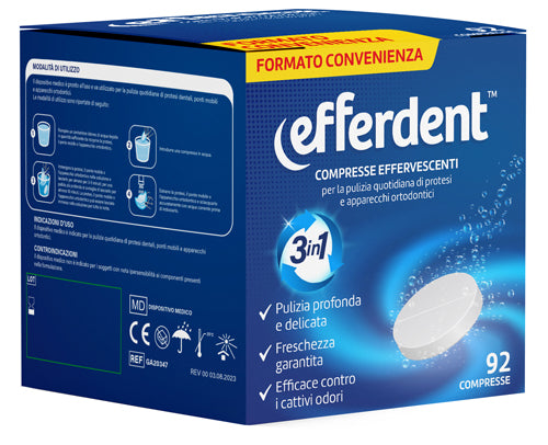 EFFERDENT 92 COMPRESSE EFFERVESCENTI - EFFERDENT 92 COMPRESSE EFFERVESCENTI
