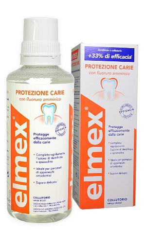 Elmex Protezione Carie Collutorio Fluoruro Amminico 400 Ml - Elmex Protezione Carie Collutorio Fluoruro Amminico 400 Ml