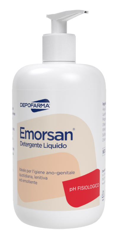 EMORSAN DETERGENTE LIQUIDO IGIENE ANO-GENITALE PH FISIOLOGICO 500 ML - EMORSAN DETERGENTE LIQUIDO IGIENE ANO-GENITALE PH FISIOLOGICO 500 ML