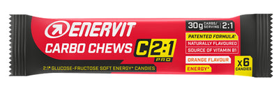 Enervit Carbo Chews C2:1 Pro Caramelle Gommose Energetiche 34g