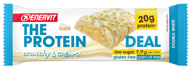 ENERVIT PROTEIN DEAL BAR DOUBLE WHITE 55 G - ENERVIT PROTEIN DEAL BAR DOUBLE WHITE 55 G
