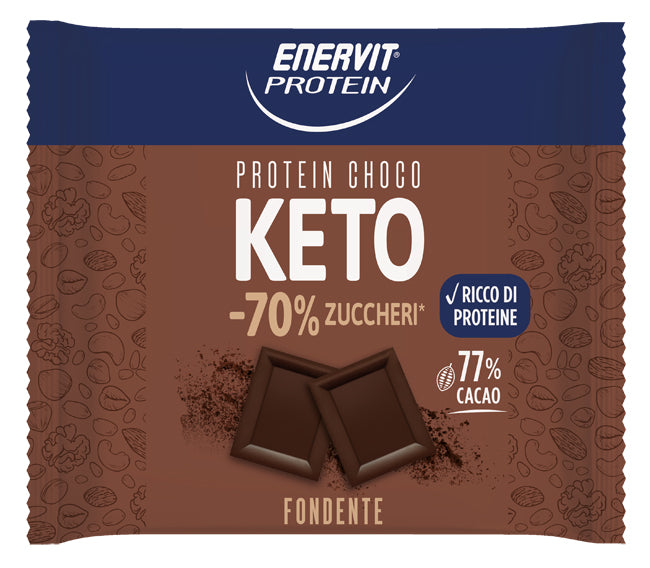 ENERVIT PROTEIN KETO TAVOLETTA CIOCCIOLATO 35 G - ENERVIT PROTEIN KETO TAVOLETTA CIOCCIOLATO 35 G