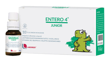 ENTERO 4 JUNIOR 10 FLACONCINI 8 ML - ENTERO 4 JUNIOR 10 FLACONCINI 8 ML