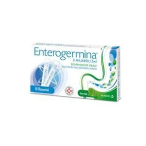 Enterogermina Sospensione Orale 10 flaconcini 2 mld 5 ml
