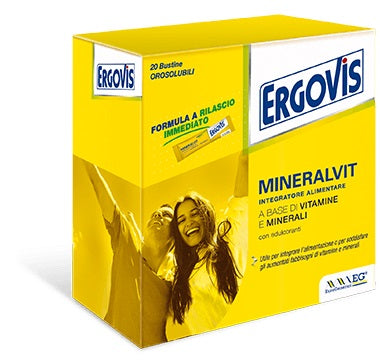 ERGOVIS MINERALVIT 20 BUSTE OROSOLUBILI 30 G - ERGOVIS MINERALVIT 20 BUSTE OROSOLUBILI 30 G