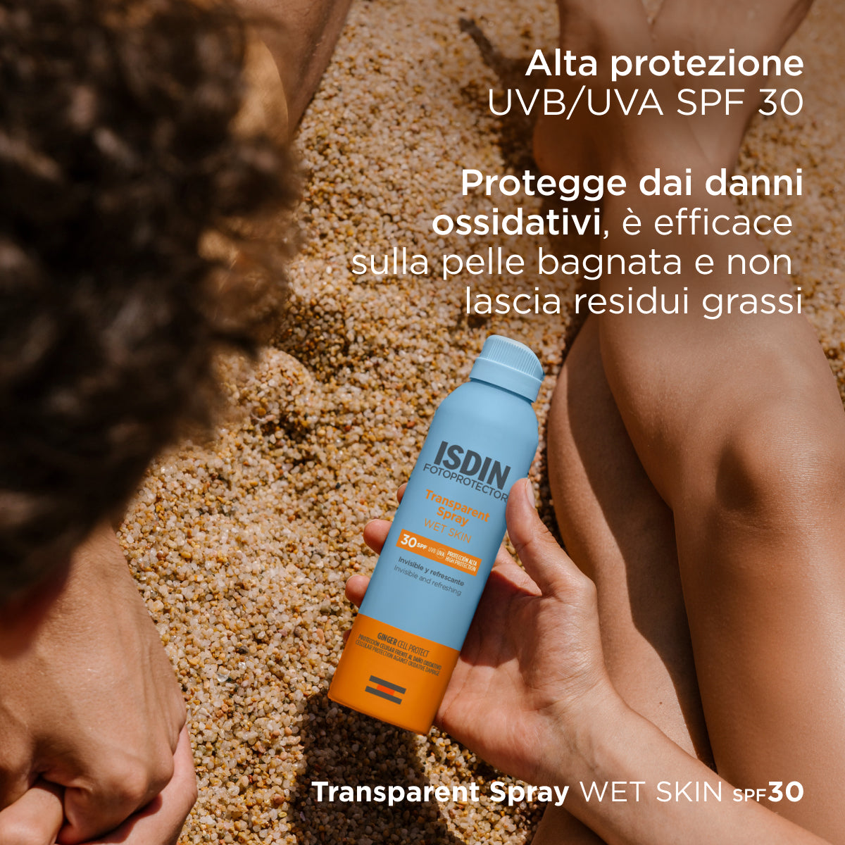 ISDIN Fotoprotezione Transparent Spray Wet Skin SPF30 250 ml