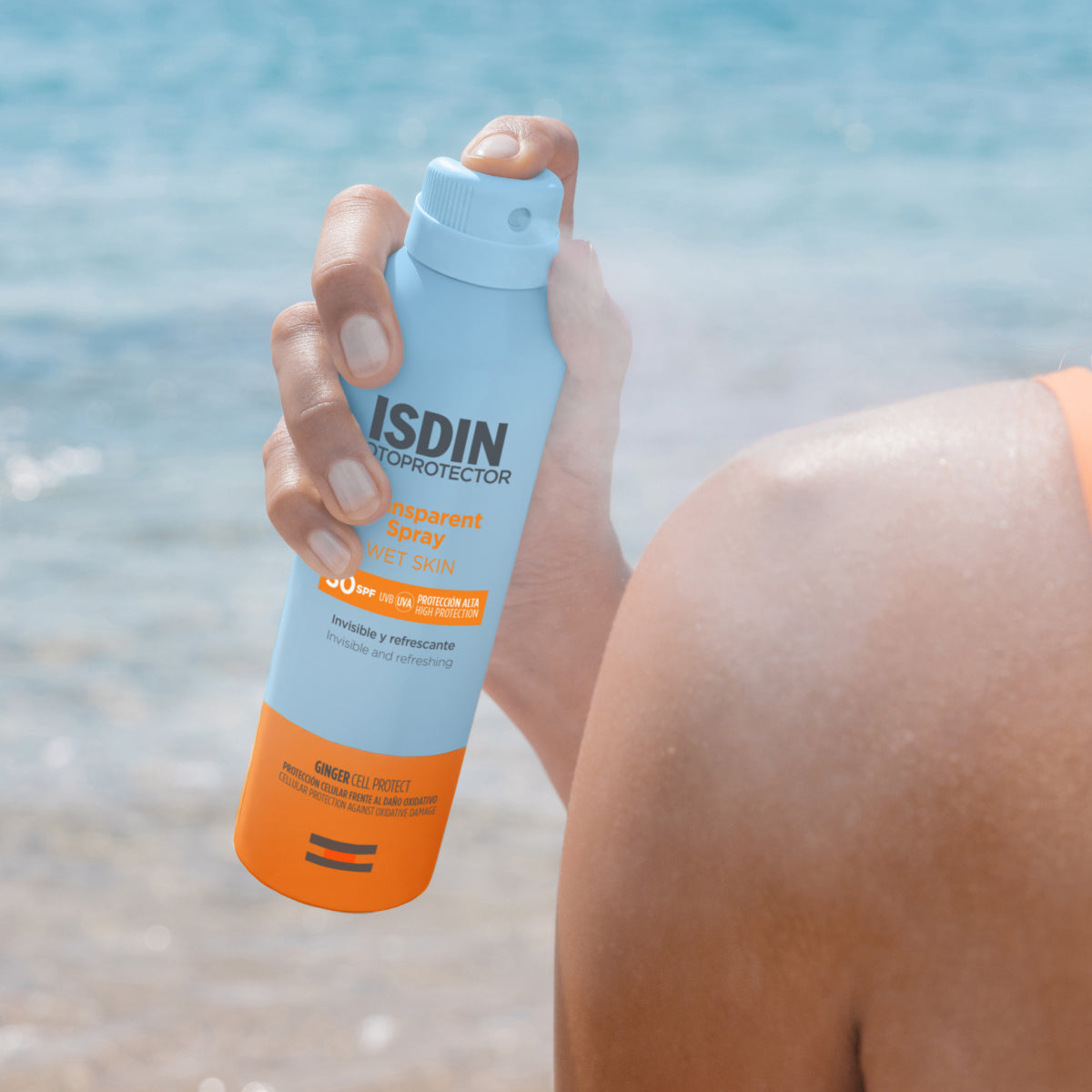 ISDIN Fotoprotezione Transparent Spray Wet Skin SPF30 250 ml