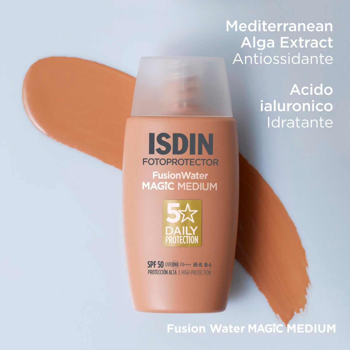 ISDIN Fotoprotector Fusion Water Color Medium 50 ml