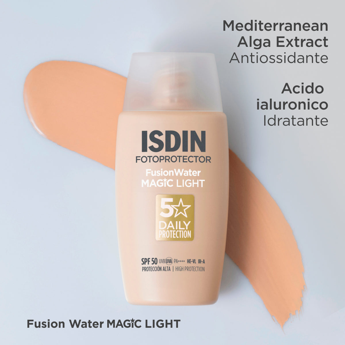 ISDIN Fusion Water Magic Color Light SPF50 50 ml