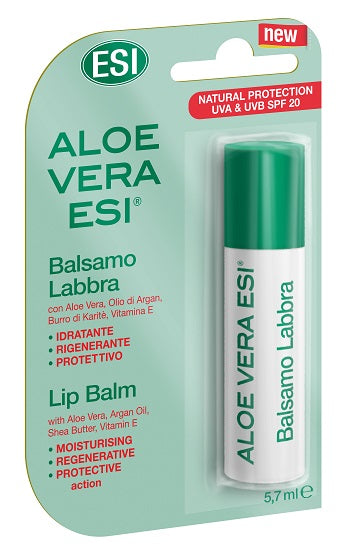 ESI ALOE VERA STICK SPF 20 LABBRA - ESI ALOE VERA STICK SPF 20 LABBRA