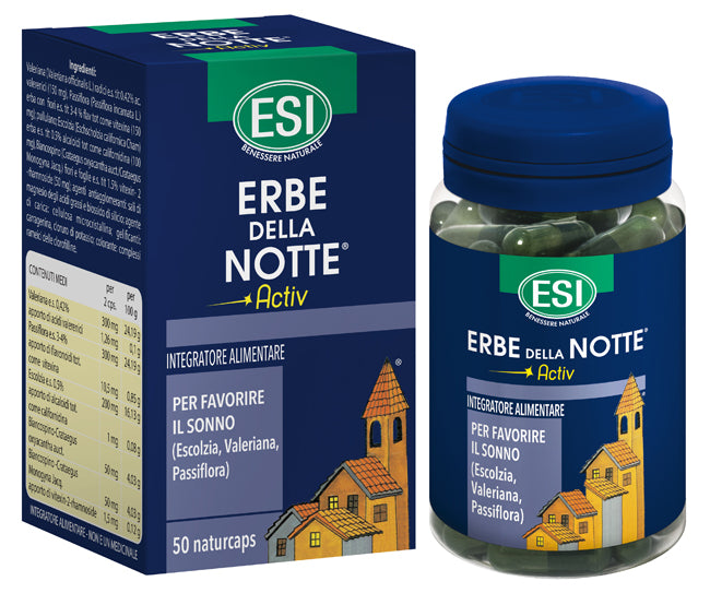 ESI ERBE DELLA NOTTE ACTIV 50 CAPSULE - ESI ERBE DELLA NOTTE ACTIV 50 CAPSULE