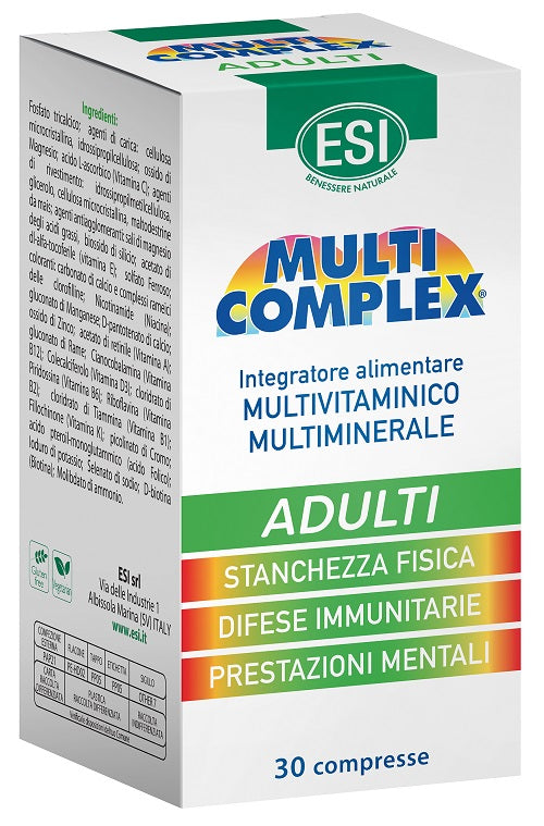 ESI MULTICOMPLEX ADULTI 30 COMPRESSE - ESI MULTICOMPLEX ADULTI 30 COMPRESSE