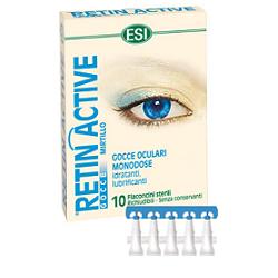 ESI RETIN ACTIVE MIRTILLO GOCCE OCULARI 10 FLACONCINI MONODOSE DA 0,5 ML - ESI RETIN ACTIVE MIRTILLO GOCCE OCULARI 10 FLACONCINI MONODOSE DA 0,5 ML