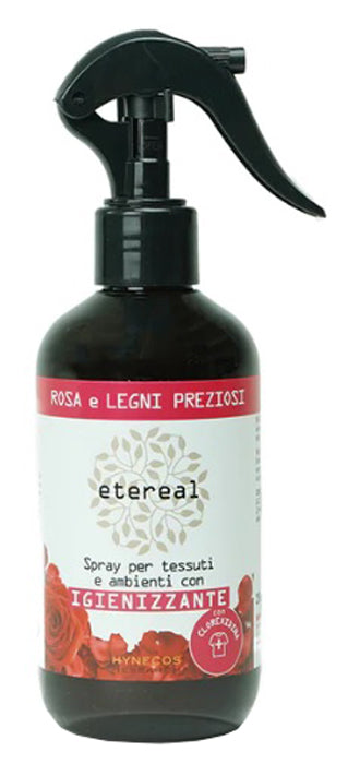 Etereal Spray Per Tessuti E Ambienti Igienizzante Rosa E Legni Preziosi 250ml