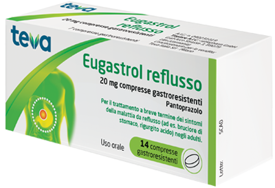 EUGASTROL REFLUSSO*14 cpr gastrores 20 mg - EUGASTROL REFLUSSO*14 cpr gastrores 20 mg